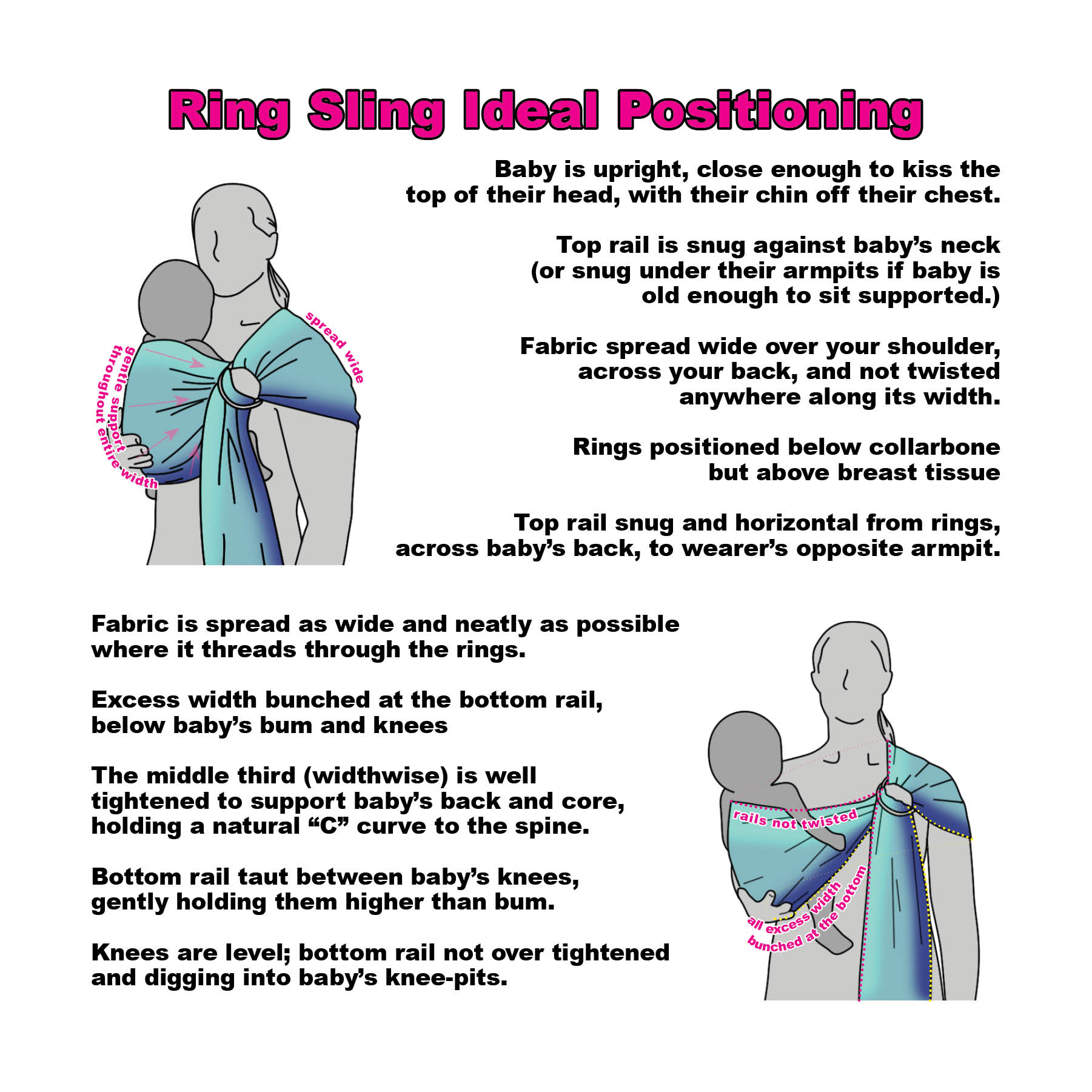 Diy pleated ring sling online